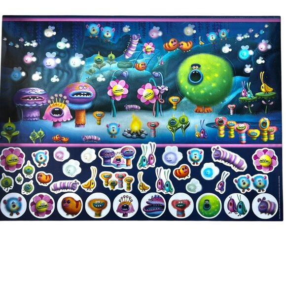 DreamWorks Trolls Sticker Activity Pad With Play Scenes 1000+ Reusable Stickers - Picture 5 of 12